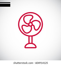  fan icon flat.