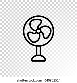  fan icon flat.