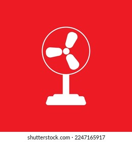 Icono de ventilador, plantilla de recursos gráficos, ilustración vectorial.