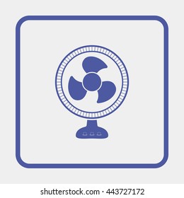 Fan icon illustration.