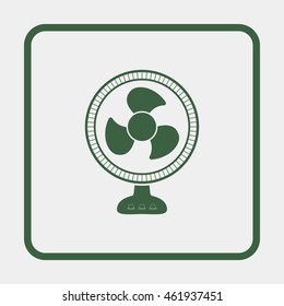 Fan icon illustration.
