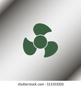 Fan icon illustration.