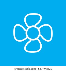 fan icon illustration isolated vector sign symbol