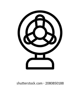 gráfico vectorial de ilustración de icono de ventilador