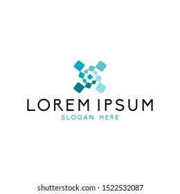Fan Icon Logo Design, Rotating Fan Symbols, Creative and Modern Design Logo