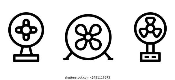 fan icon or logo isolated sign symbol vector illustration - high quality black style vector icons
