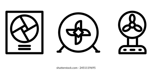 fan icon or logo isolated sign symbol vector illustration - high quality black style vector icons

