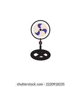 fan icon logo vector desigen