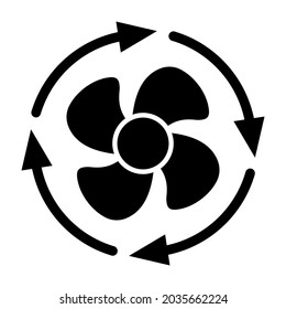 Fan-Symbol auf weißem Hintergrund