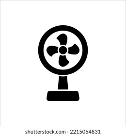 Fan icon on white background. Vector illustration.
