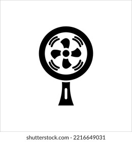 Fan icon on white background. Vector illustration.