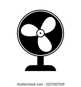 Icono del ventilador sobre fondo blanco.