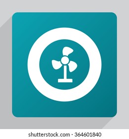 fan icon, on white background