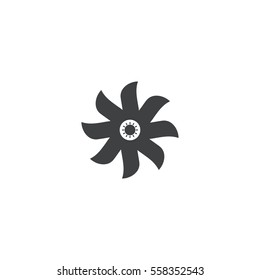 fan icon. sign design