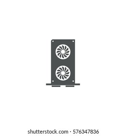 fan icon. sign design