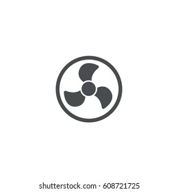 fan icon. sign design