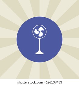 fan icon. sign design. background