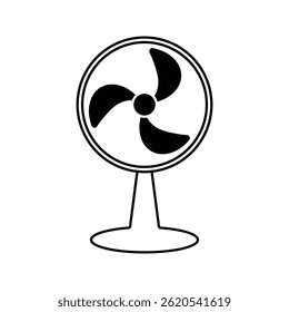Fan icon. sign for mobile concept and web design. vector illustration