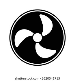 Fan icon. sign for mobile concept and web design. vector illustration
