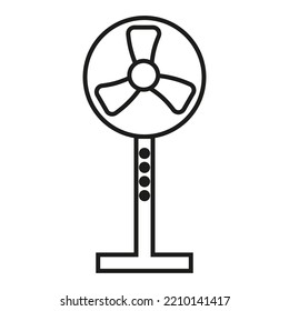 Fansymbol. Einfaches Flachsymbol. Vektorgrafik. Stockbild. 