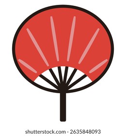 Lüftersymbol, einfache Vektorgrafik