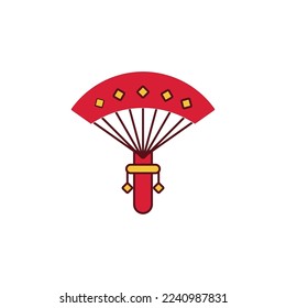the fan icon is suitable for your web, apk or project with a chinese new year theme