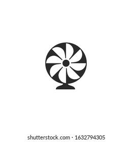 Fan Icon template color editable. Exhaust fan symbol vector sign isolated for graphic and web design.
