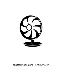 Fan Icon in Trendy Flat Design