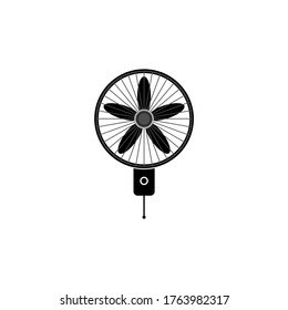 Fan icon in trendy flat design
