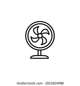 Fan icon vector, Cooling Fan icon, blower symbol