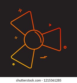 fan icon vector design 