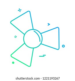 fan icon vector design 