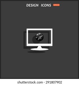 fan. icon. vector design
