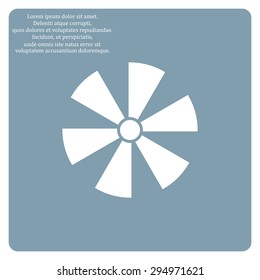 fan. icon. vector design