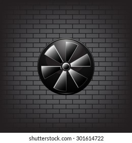 fan. icon. vector design