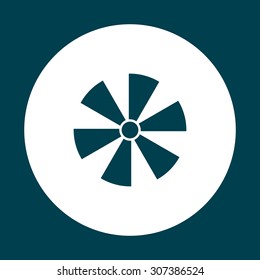 fan. icon. vector design