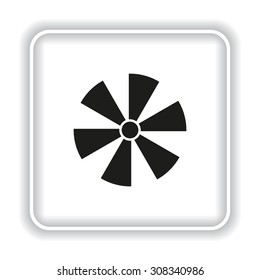 fan. icon. vector design
