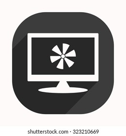 fan. icon. vector design