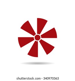fan. icon. vector design