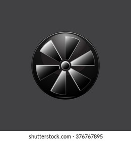 fan. icon. vector design