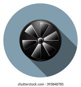 fan. icon. vector design