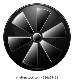 fan. icon. vector design