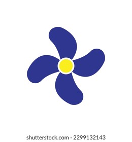 fan icon vector design template 