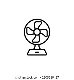 plantillas de diseño de vectores de iconos de ventilador