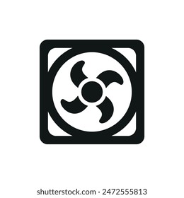 Fan-Icon Vektorgrafik Design Vorlagen einfach und modern