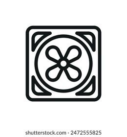 Fan icon vector design templates simple and modern