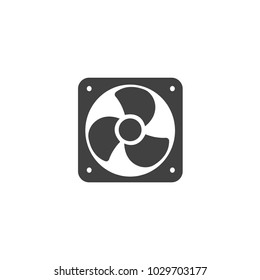fan icon vector flat