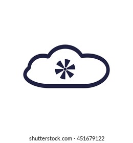 fan Icon, vector, icon flat