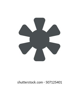 Fan Icon Vector flat design style