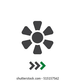 Fan Icon Vector flat design style